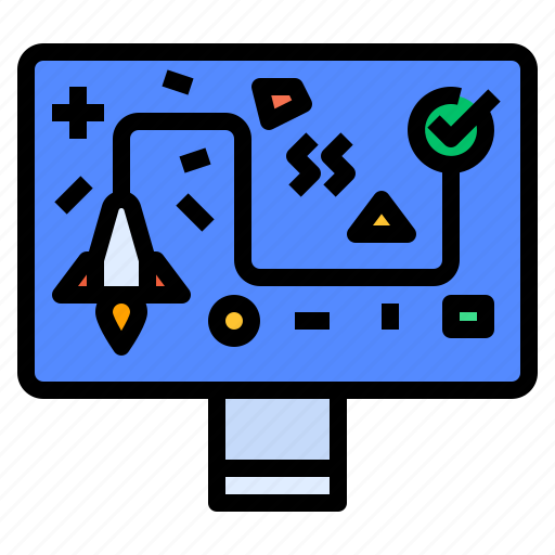 Computer, game, monitor, solution, strategy icon - Download on Iconfinder