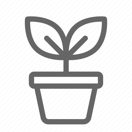 Ecology, leaf, nature, plant, pot icon - Download on Iconfinder