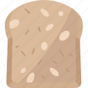 bread, ezekiel, baked, wholegrain, food