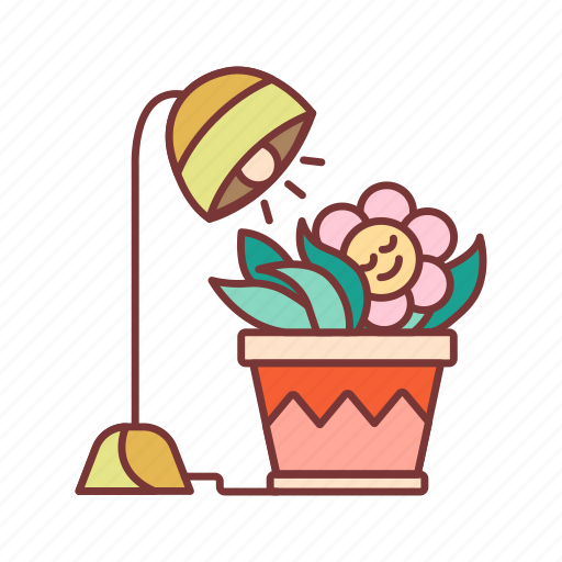 Agriculture, artificial, care, flowerpot, housepland, light, plant icon - Download on Iconfinder