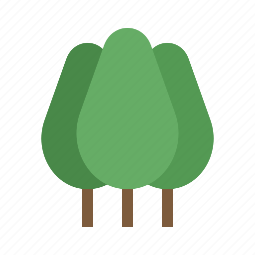 Big tree, tree, green, leaf, leaves, flower, garden icon - Download on Iconfinder