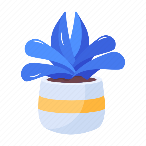 Zz plant, faux plant, leaf planter, houseplant, plant pot icon - Download on Iconfinder