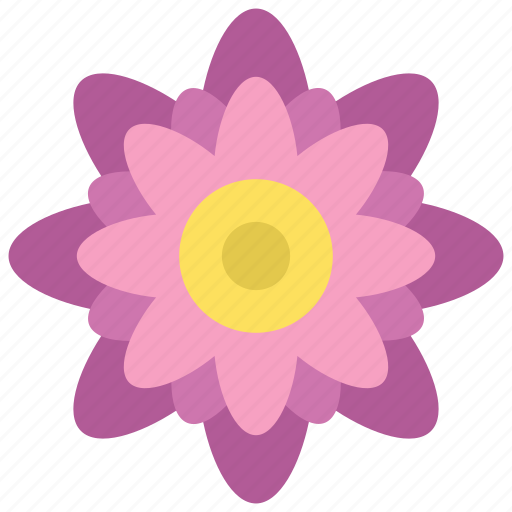 Dahlia, gardening, flower, bloom, blossom icon - Download on Iconfinder
