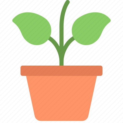 Growing, plant, gardening, flower, potted icon - Download on Iconfinder