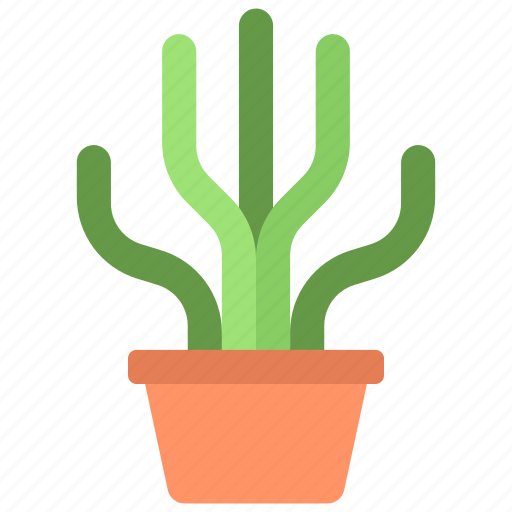 Tall, thin, cactus, gardening, cacti, potted icon - Download on Iconfinder