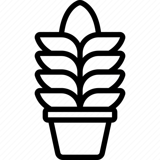 Tall, agave, gardening, potted, plant icon - Download on Iconfinder