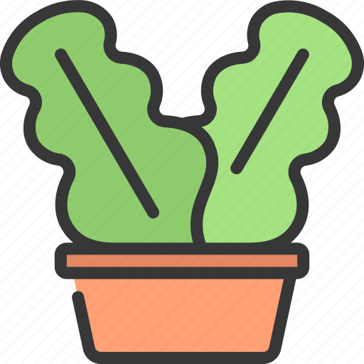 Waved, plant, gardening, wavey, potted icon - Download on Iconfinder