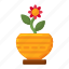 vase, flower, nature 