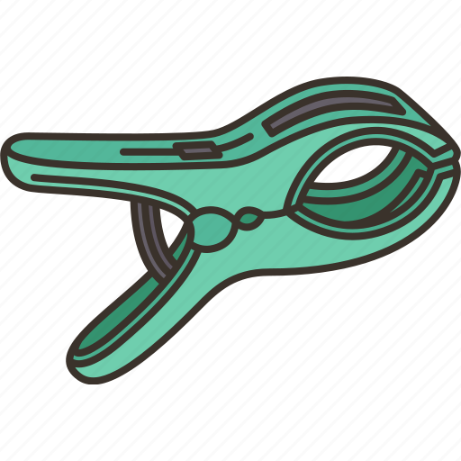 Clip, laundry, clothing, clamp, plastic icon - Download on Iconfinder