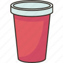 cups, plastic, drink, beverage, takeaway
