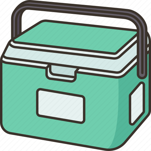 Icebox, cooler, freezer, cooling, travel icon - Download on Iconfinder