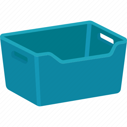 Basket, box, container, handle, storage icon - Download on Iconfinder