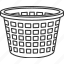 basket, laundry, carry, container, plastic 