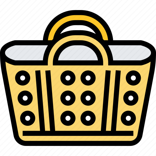 Basket, container, storage, household, plastic icon - Download on Iconfinder