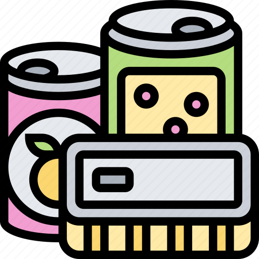 Cans, drinks, food, container, package icon - Download on Iconfinder