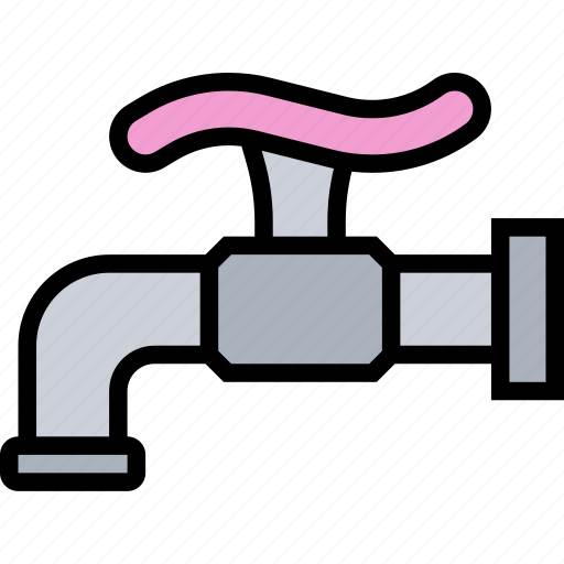 Tap, faucet, water, pipe, flow icon - Download on Iconfinder