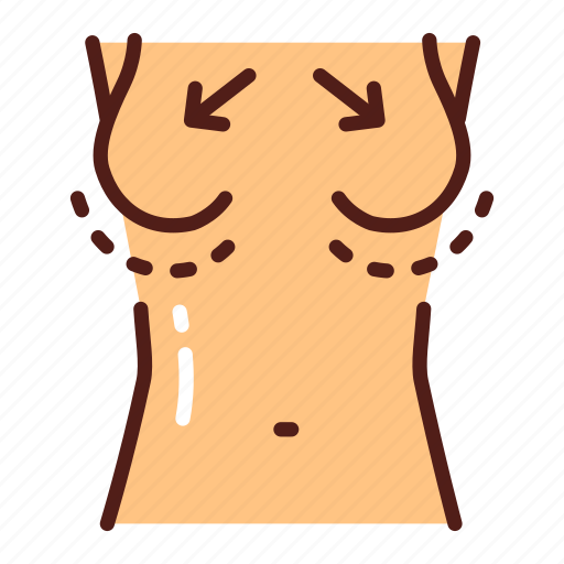 Female, breast, augmentation, surgery, plastic icon - Download on Iconfinder