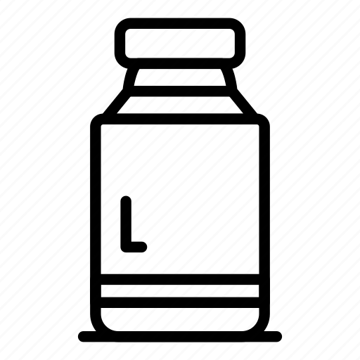 Bottle, jar, logo, medical, retro, vintage, white icon - Download on Iconfinder