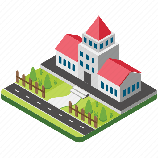 College, library, school building, secondary school, university icon - Download on Iconfinder