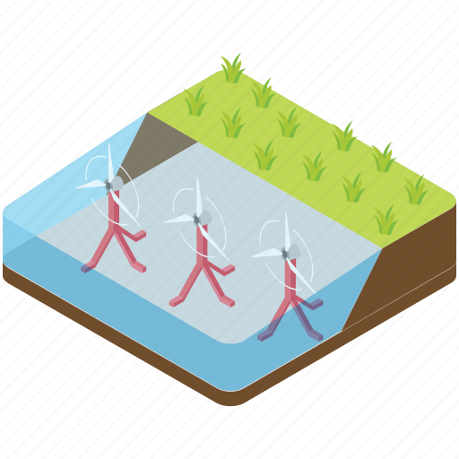 Hydropower, renewable energy, tidal energy, tidal power, water energy icon - Download on Iconfinder