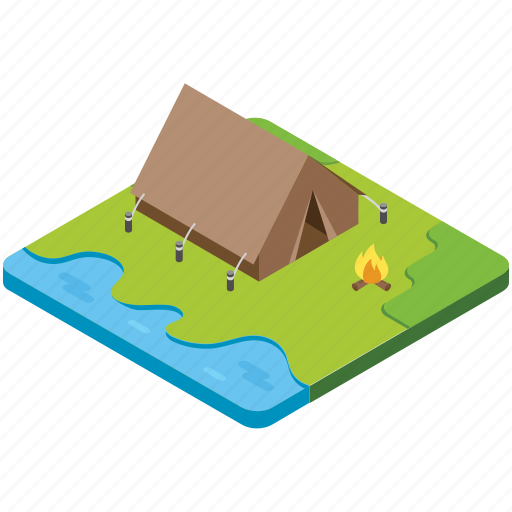 Adventure, camping tent, large tent, outdoor camping, summer camp icon - Download on Iconfinder