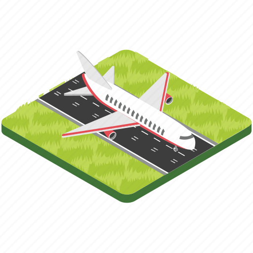 Airfield, airplane, airport, airstrip, aviation, runway icon - Download on Iconfinder