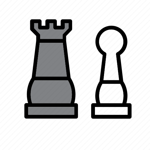 Board game, chess, game, pawn, table, tablegame, tower icon - Download on Iconfinder