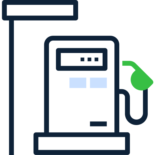 Station, gas, pump, fuel, petrol, transportation icon - Free download