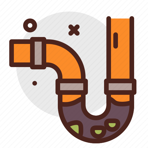 Pipe, blocked, construction, work icon - Download on Iconfinder