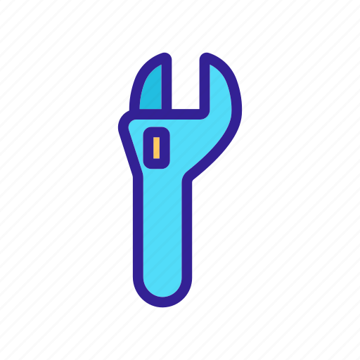 Contour, drawing, fixtures, key, plumbing, security icon - Download on Iconfinder