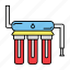 filtration pump, home apliance, water cleaning, water filtration, water purification icon 