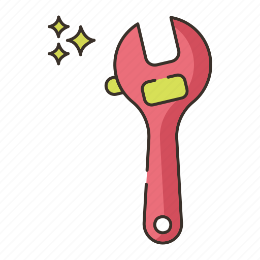 Adjustable, plumbing, tool, wrench icon - Download on Iconfinder
