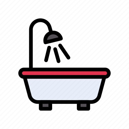 Bath, faucet, shower, tub, water icon - Download on Iconfinder