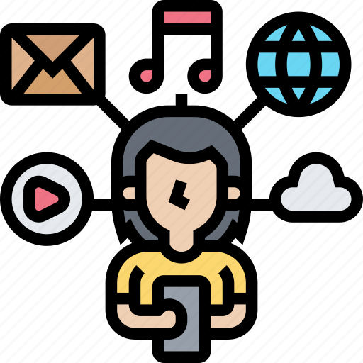 Multimedia, digital, media, application, communication icon - Download on Iconfinder