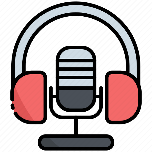 Headphone, podcast, audio, sound, mic, microphone icon - Download on Iconfinder
