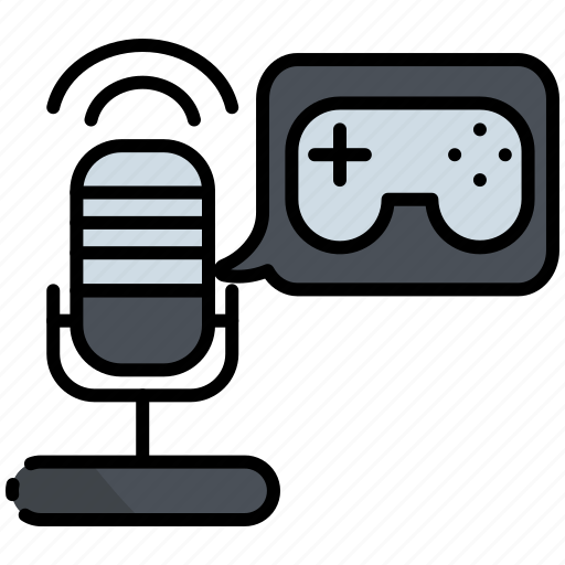 Games, podcast, sports, audio, communication, broadcasting, mic icon - Download on Iconfinder