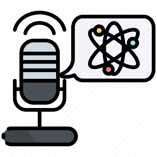 Science, podcast, laboratory, technology, microphone, audio, mic icon - Download on Iconfinder