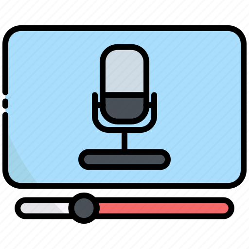 Podcast, microphone, audio, broadcast, mic, broadcasting icon - Download on Iconfinder
