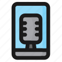 podcast, smartphone, microphone, device, radio, recorder