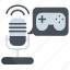games, sports, communication, broadcasting, mic, audio, podcast 