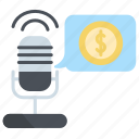 financial, money, communication, broadcasting, mic, audio, podcast