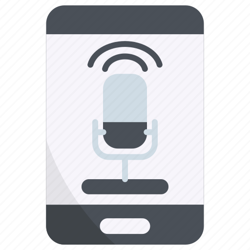 Smartphone, communication, app, audio, microphone, podcast icon - Download on Iconfinder