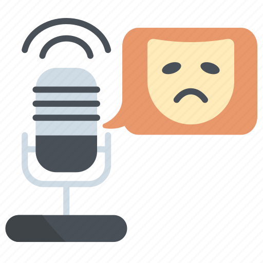 Drama, mask, broadcasting, mic, audio, microphone, podcast icon - Download on Iconfinder