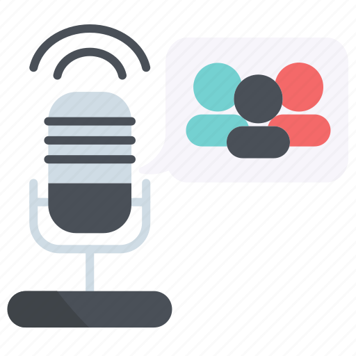 Society, communication, community, voice, audio, microphone, podcast icon - Download on Iconfinder