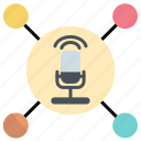 network, communication, voice, microphone, podcast