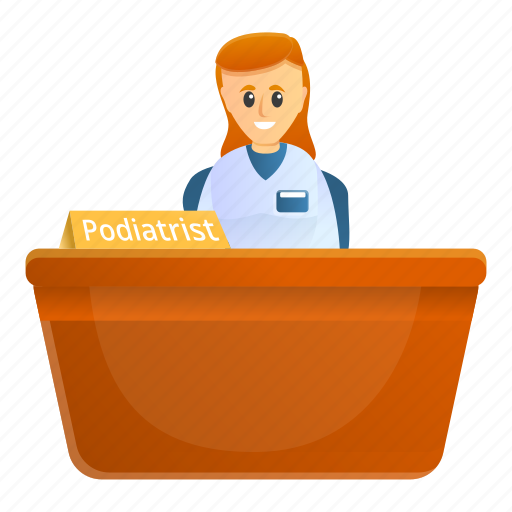 Medical, person, podiatrist, reception, girl, woman icon - Download on Iconfinder