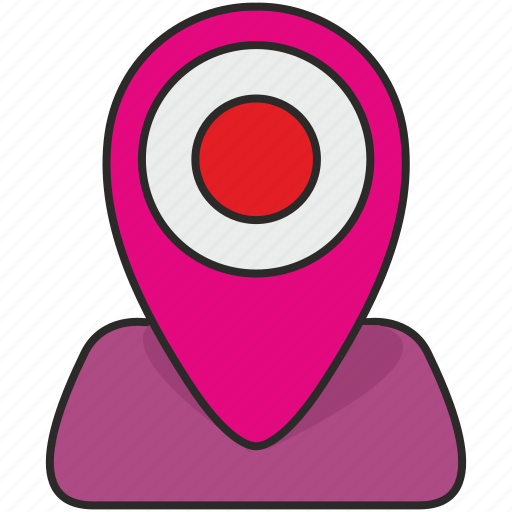 Dot, hot, map, place, poi, point, pointer icon - Download on Iconfinder