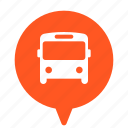 autobus, bus, public, station, transport, transportation