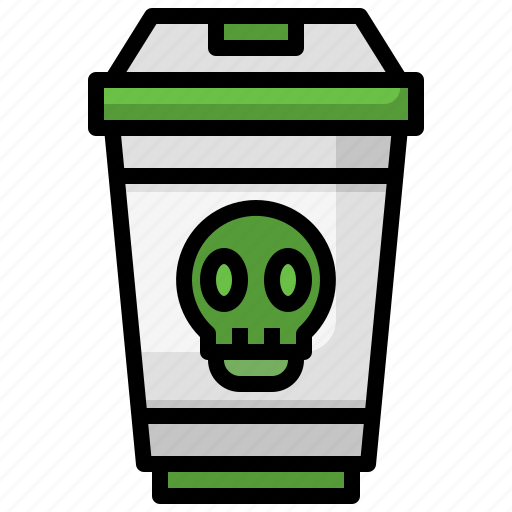 Cup, venom, beverage, poison, death icon - Download on Iconfinder