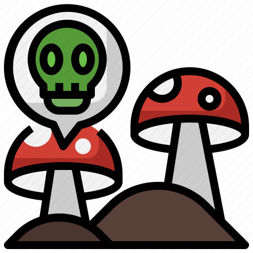 Mushroom, muscaria, organic, vegan, vegetarian icon - Download on Iconfinder